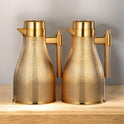 Almarjan Vacuum Flask Set ABS Push Button 1L + 1L - Elegant Serving