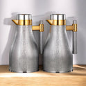 Almarjan Vacuum Flask Set ABS Push Button 1L + 1L - Elegant Serving