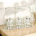Ornate Golden Candy Dispensers (Highlights the intricate design)