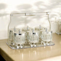 Ornate Golden Candy Dispensers (Highlights the intricate design)  6 Bowls