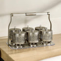 Ornate Golden Candy Dispensers (Highlights the intricate design)  6 Bowls