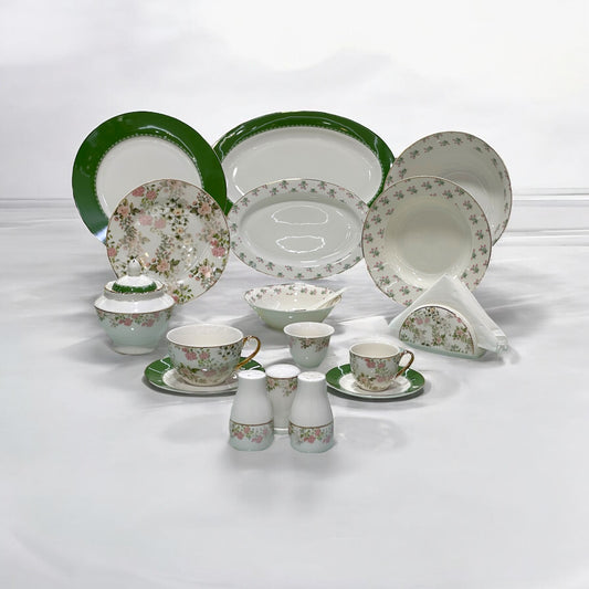 Floral Elegance Dinner Set (71 Pieces)