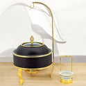 Buffet Set: Wood & Metallic Elegance in Multiple Sizes (4L, 6L, 8L)