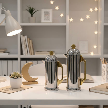 Title Al Marjan Dallah Set – 0.7L & 1L - S/Gold - Mawaeen