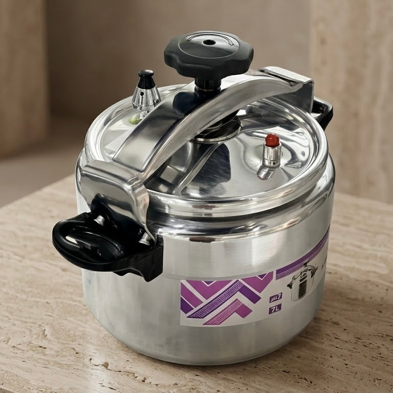AL-RAHLAT Aluminum Pressure Cooker 5L – Versatile Family & Outdoor Cookware