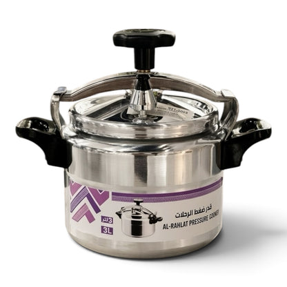 AL-RAHLAT Aluminum Pressure Cooker 3L – Compact Camping & Fast Cooking Pot