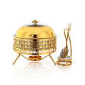 Chafing dish, gold - Mawaeen