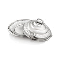 Abraj Collection Stainless Steel Hot Pot Silver - Mawaeen