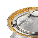 Afrah Collection Stainless Steel Hot Pot Silver & Gold - Mawaeen