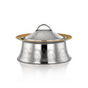Afrah Collection Stainless Steel Hot Pot Silver & Gold - Mawaeen