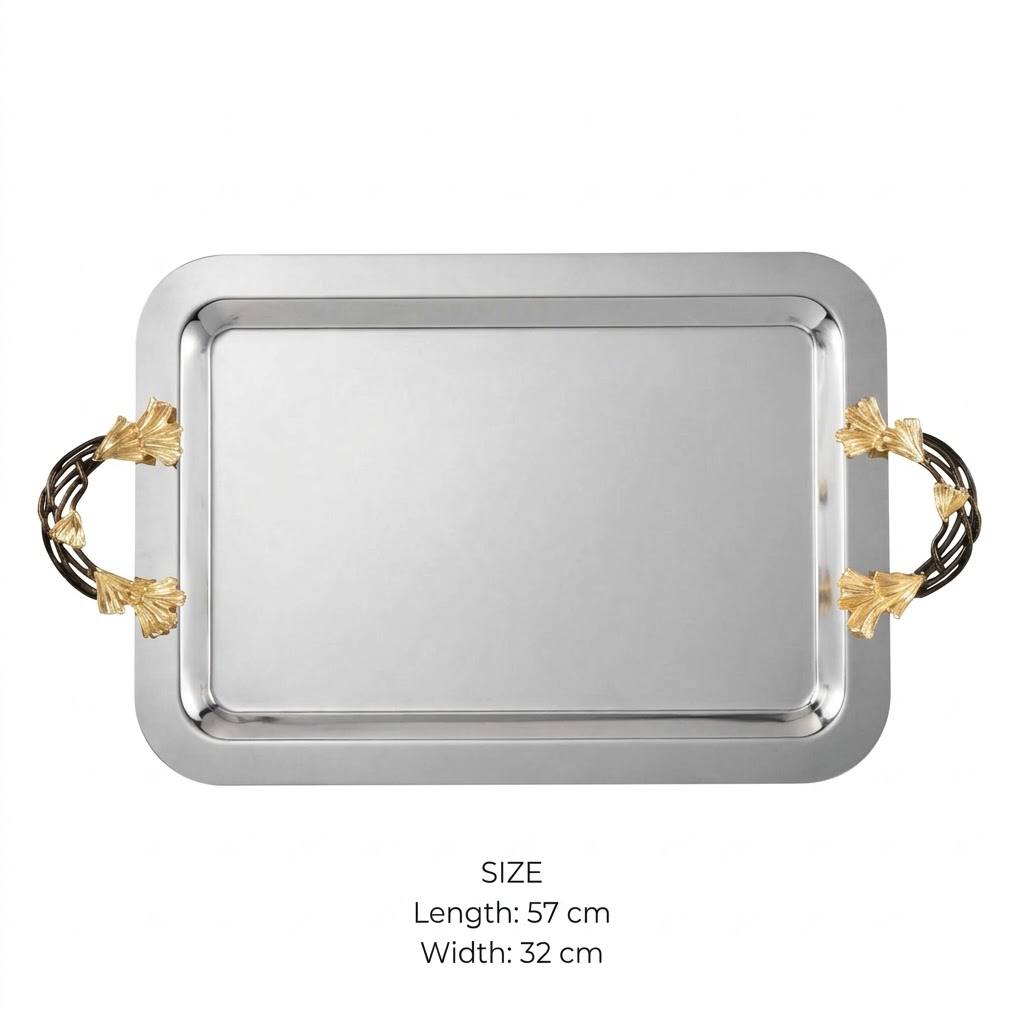 صينية مستطيلة s/gold-wb-1489