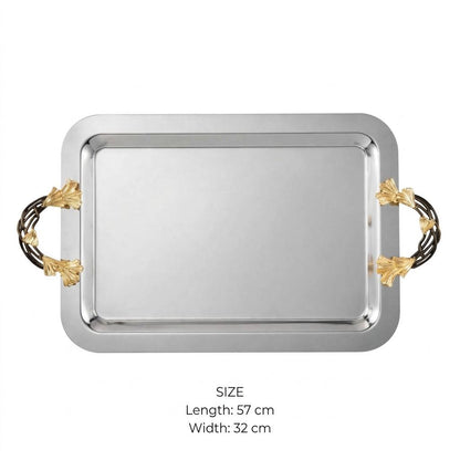 صينية مستطيلة s/gold-wb-1489