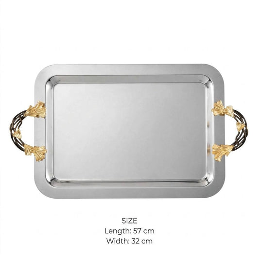 صينية مستطيلة s/gold-wb-1489
