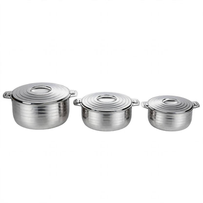 Classic Line 3-Piece Hotpot Serving Set (1000ML, 1500ML, 2500ML)