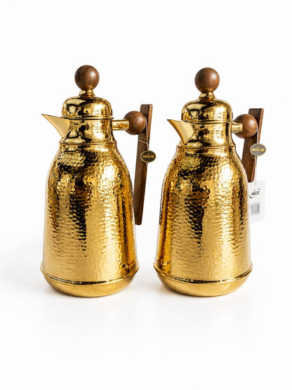 NICE Dallah Set GOLD - WOOD