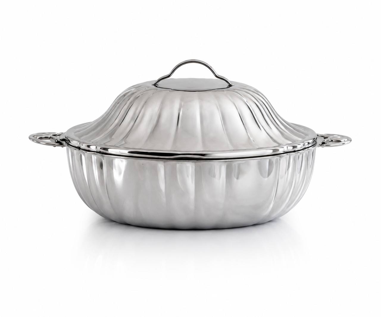 PRADEEP Diyara Silver Hot Pot 5000 ML - Stainless Steel Food Warmer