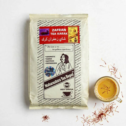 MTD Zafran Karak Tea Blend Indian Saffron Chai – 500g