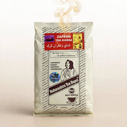 MTD Zafran Karak Tea Blend Indian Saffron Chai – 500g