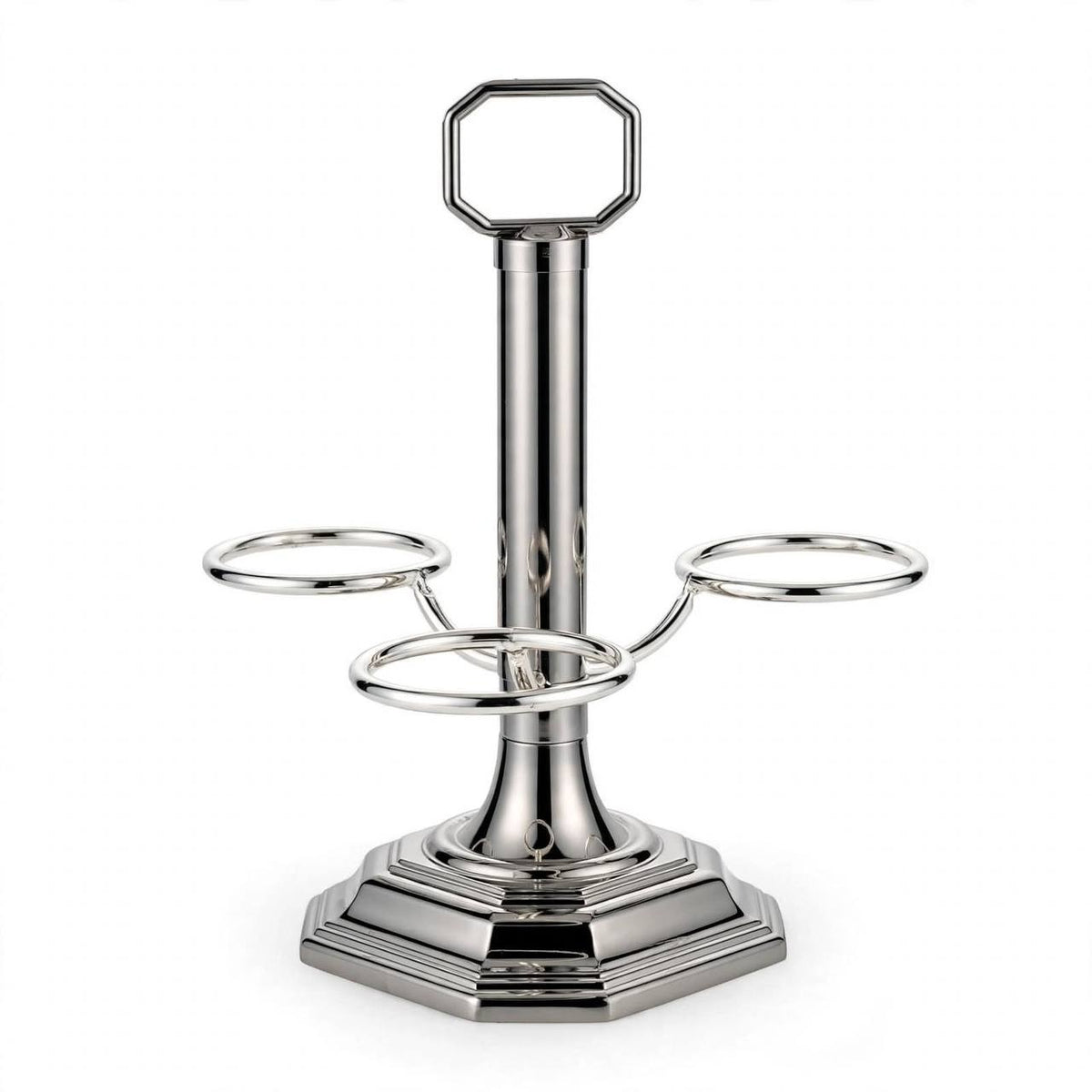 Vertical Arabic Coffee Cup Holder – Polished Chrome