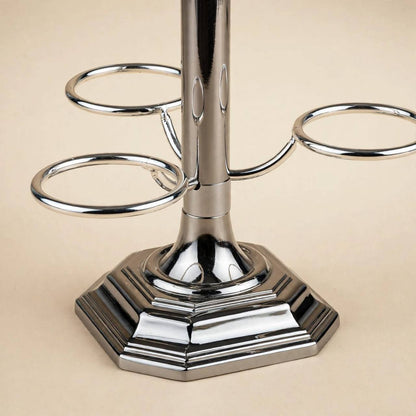 Vertical Arabic Coffee Cup Holder – Polished Chrome