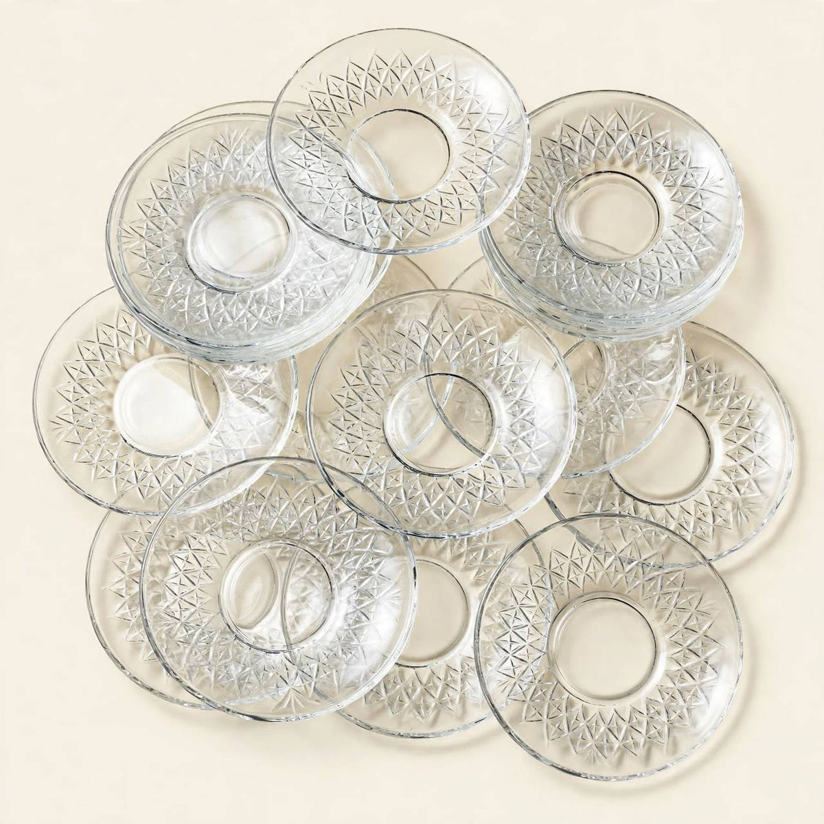 Minimalist White & Chrome Tea & Coffee Hospitality Set with Patterned Tray, Crystal Sugar Pot & Floral Centerpiece
