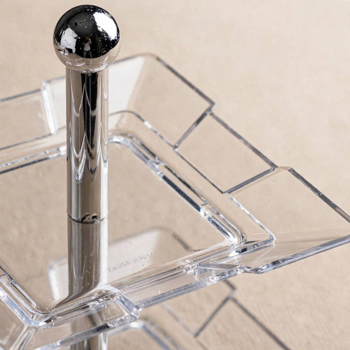 Modern 3-Tier Square Geometric Acrylic Dessert & Candy Display Stand